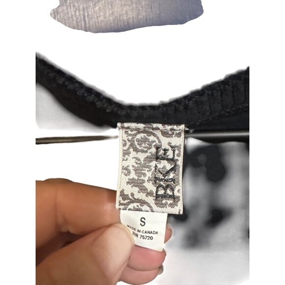 Y2K BKE Black V Neck T-Shirt S - Picture 3 of 4